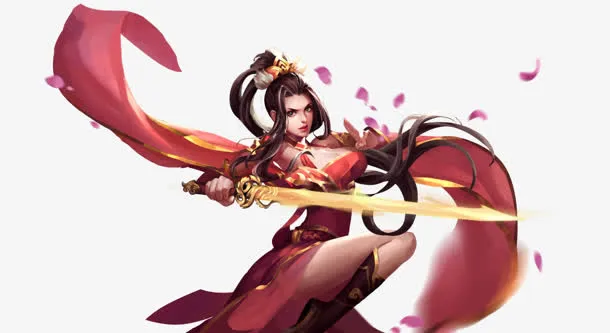 古风游戏人物美女背景