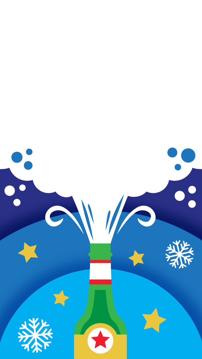 2017新春欢庆卡通背景H5背景素材高清