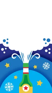 2017新春欢庆卡通背景H5背景素材高清