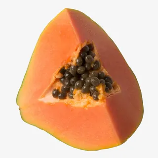 黄色精致装饰高清木瓜设计图免抠