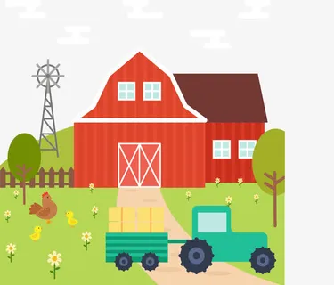 农场运输车免抠