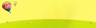 酷炫气球背景banner图高清