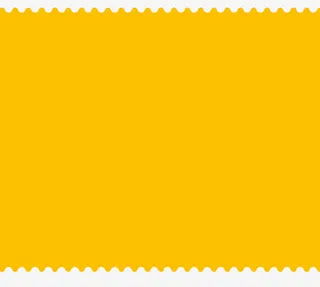 黄色锯齿边背景