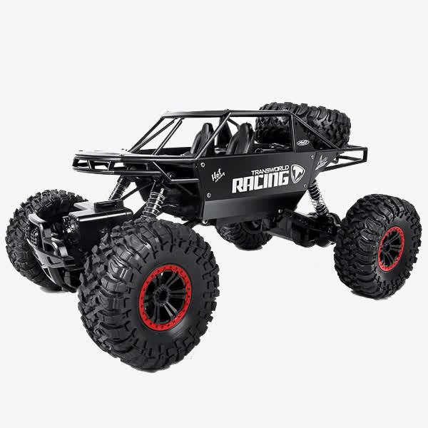 黑色高支架玩具车免抠