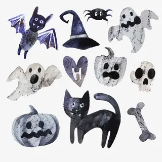 万圣节元素免抠