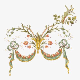 小清新装饰花纹免抠