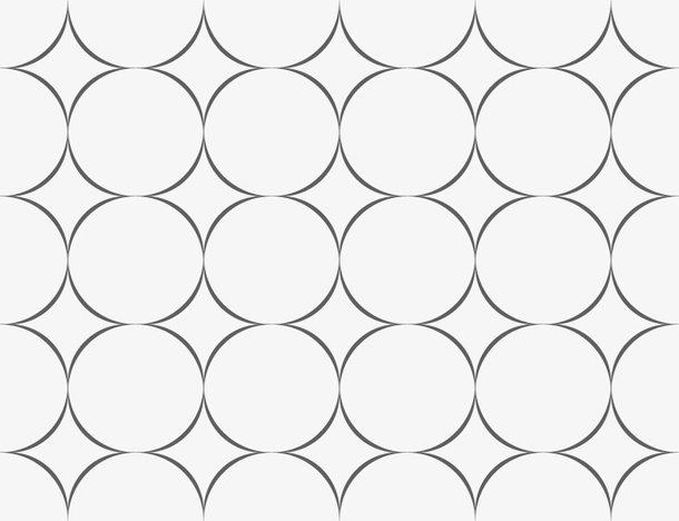 密集网状星星科技感几何线性图案免抠