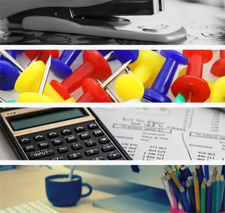 办公用品合集实物图免抠