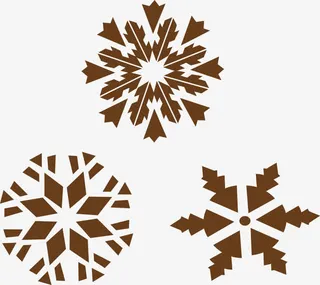 圣诞节雪花免抠