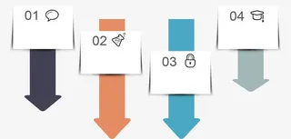 流程ppt元素免抠