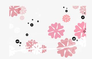 海报背景修饰素材花朵