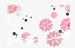 海报背景修饰素材花朵