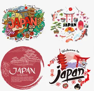 日本风插画免抠