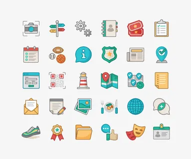 扁平化手机APP图标免抠