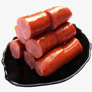 一盘美味烤香肠免抠