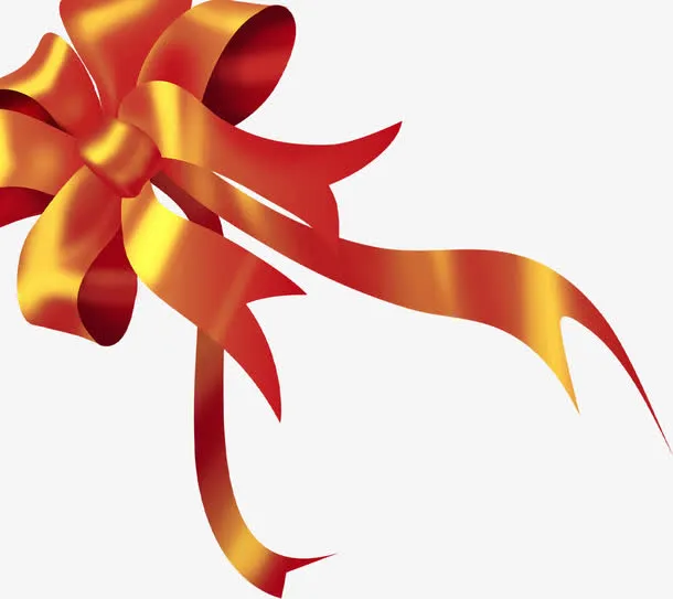 高清摄影手绘海报节日蝴蝶结免抠