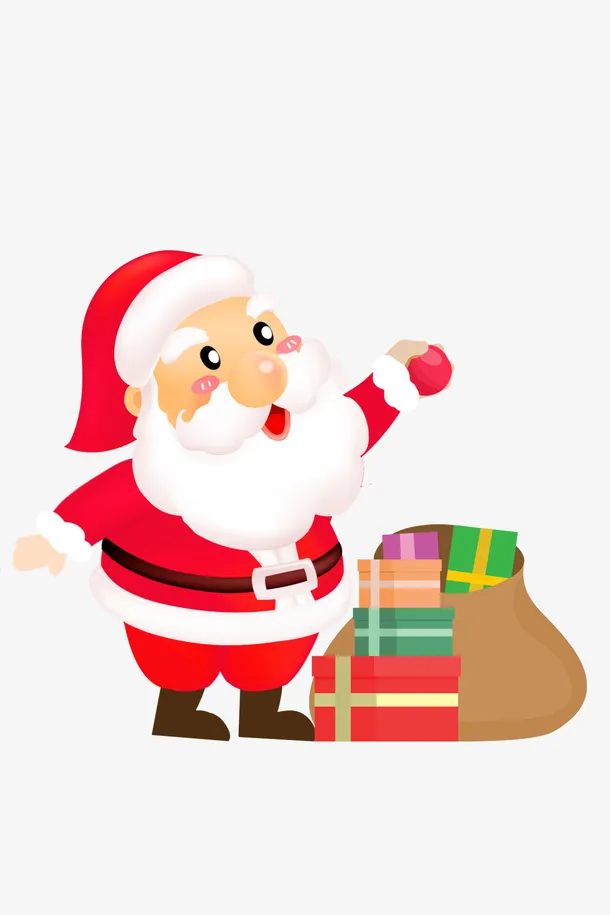 圣诞节小老头-003免抠