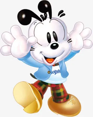 手绘春天可爱玩偶免抠