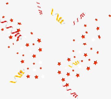 撒花礼花庆祝矢量免抠