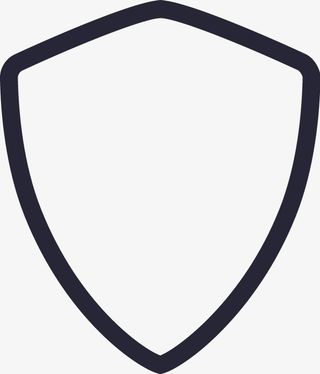 盾，盾牌，logo，黑色免抠