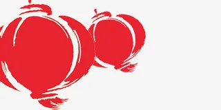 手绘版红灯笼免抠