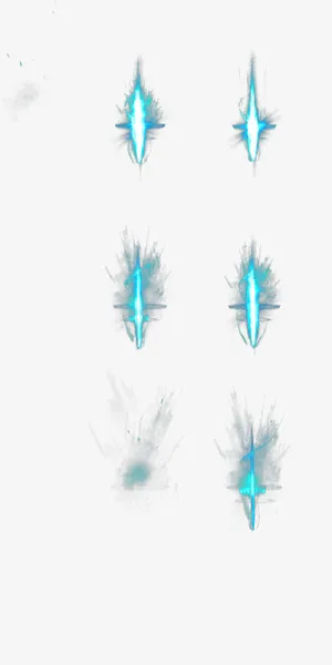 雷电炫光效果免抠