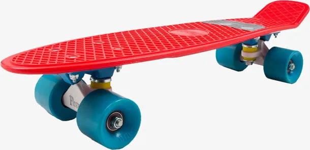 红色Skateboard免抠