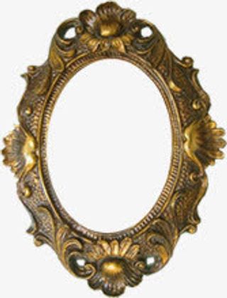 欧式镜子森系婚礼迎宾区免抠