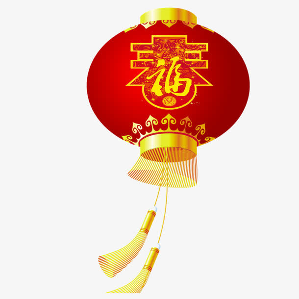 新年元素灯笼免抠
