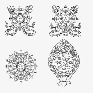 佛教元素*矢量素材免抠