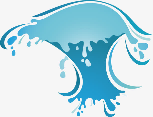 创意水浪免抠