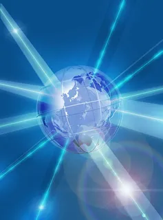 梦幻极光与三维地球高清免抠