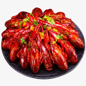 实物 美味麻辣小龙虾免抠装饰生活用品元素