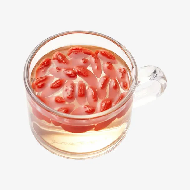 玻璃杯枸杞茶免抠
