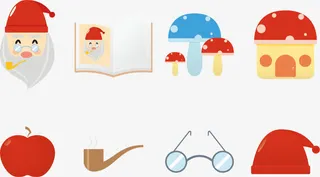 矢量图通话故事免抠