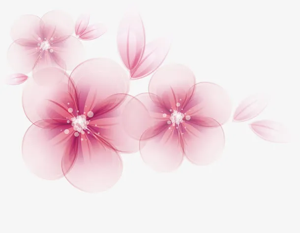 水彩花朵矢量图免抠手绘/卡通卡通元素