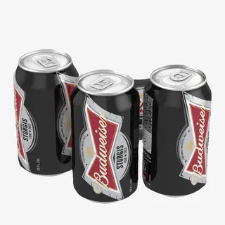 黑色铁皮易拉罐免抠