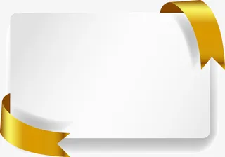 圣诞节白色方形贺卡免抠