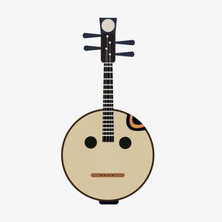 中国民族乐器阮免抠