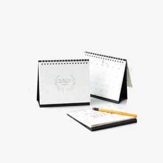 韩国桌面小日历2017年记事台历免抠