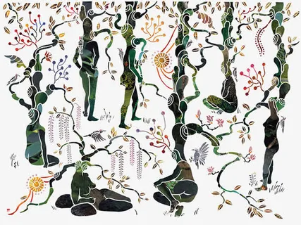 装饰画人物免抠