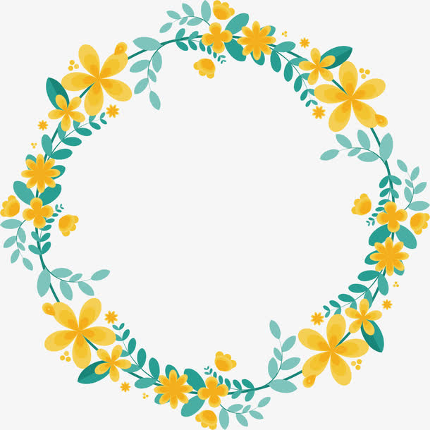 黄色小花免抠