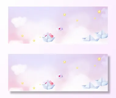 简约卡通背景免抠