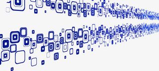 蓝色正方体免抠