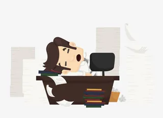 矢量扁平化工作图标免抠