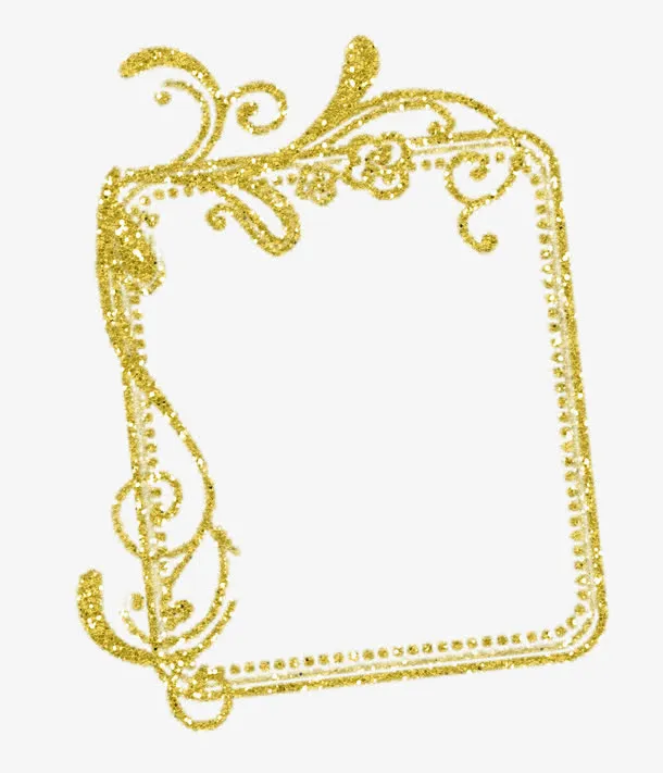 边框素材 花纹相框免抠