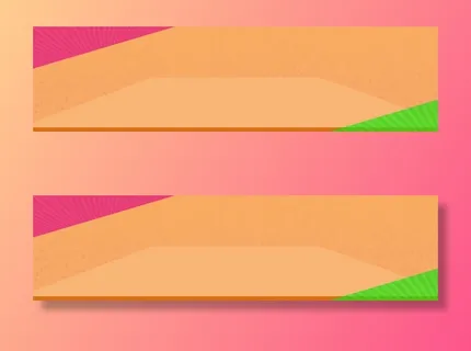 色彩教育banner创意背景免抠