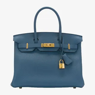爱马仕宝蓝色包包免抠