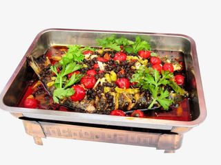 烤鱼和香菜免抠