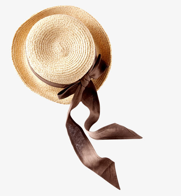 夏日遮阳草帽免抠